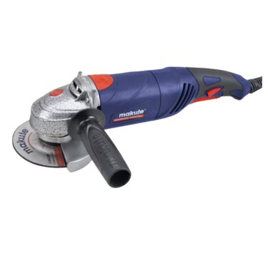 1400W  Angle Grinder with 100mm, 115mm, 125mm Versatile Disc Sizes, 10,800 RPM, M10/M14 Spindle Thread, Shaft Lock System Aluminum Housing - AG007