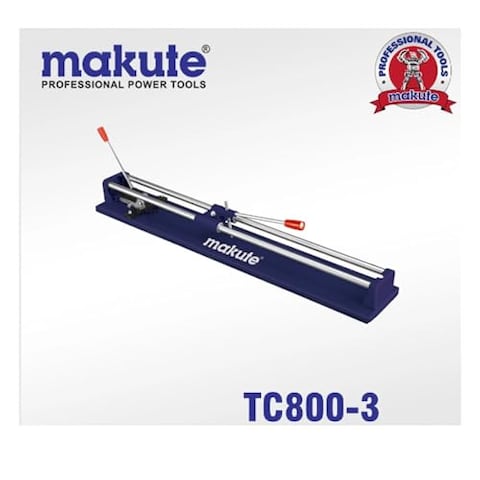8-Inch Manual Push Tile Cutter (TC800-3) &ndash; 800mm Maximum Cutting Length, 20mm Minimum Cutting Length, 15mm Tile Thickness, Perfect for All Your Tile Cutting Tasks