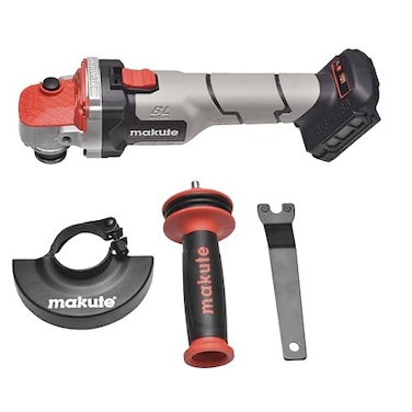 Makute Cordless Angle Grinder with Brushless Motor - Ideal for Industrial, Garage and DIY (CAG126)