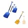 Collapsible Multipurpose Camping Shovel with Ergonomic T-Shaped Handle &ndash; Lightweight Aluminum Alloy Design for Snow Clearing, Digging, Gardening, and Outdoor Tasks