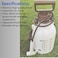 Adjustable Shoulder Strap: Provides hands-free convenience, especially useful for carrying during long walks or hikes. (Tow-Behind, 5, Liter)