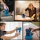 Orbital Sander with 1000W motor, 6-speed gearbox, 7000-13000 rpm,125mm pad size, 2mm orbital movement,Self-vacuum dust collection Sanding and polishing tool-BN-GW2-125