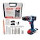 36VF Lithium Electric Drill BN-CD005 - 1400RPM, 3/8" Keyless Chuck, 40N.m Torque, Lightweight &amp; Portable for Drilling Wood, Metal &amp; Plastic with Accessory Set