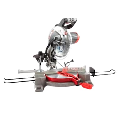 2200W Miter Saw with 5000rpm for Heavy Duty Cutting Wood,Aluminum and Plastic-Coated Materials (MS001-S)
