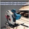 Circular Saw with 2400W Motor, 4800rpm, 185mm TCT Blade, 24T Teeth,65mm at 90&deg;  &amp; 41mm at 45&deg; Cutting Depth, Steel Base, Ergonomic Handle, Angled Cuts, Wood Cutting