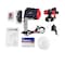 1200ML Electric Spray Gun with 550W, &Oslash;1.0/1.8/2.5mm Nozzle Size, 32000rpm, Adjustable Nozzles, Multi-Purpose Spraying,LED Light, 50 din/sec Max Viscosity for paints, varnishes, stains, and more -SG131
