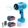 Bonai Jet Dry Blower 88VF Cordless Leaf Blower with 2 Batteries &amp; Charger, Dual Speed Electric Air Blower for Dust, Leaves, Car Drying, Outdoor &amp; Garage Cleaning, Turbo Air Blower-BN-HK59