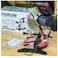 Miter Saw  1450W with 5200rpm and 25.4 Blade Size for Crown Moulding  Picture Frames  Door Frames Window Casings and more (MS121)
