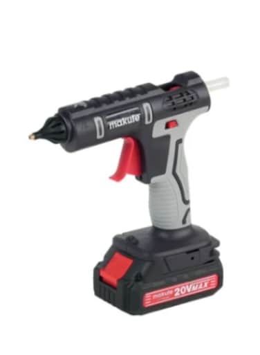 20V Cordless Glue Gun, Hot Melt Glue Gun with 2 Battery for a Wide Variety of Bonding Applications (CGL001-2B)
