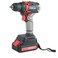 20V Cordless Brushless Impact Drill with 2 Batteries, 10mm Chuck, Dual Speed 0-450/0-1450 r/min - Power Tool for DIY and Professional Use- CD200-2BL