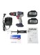 13mm Cordless Impact Drill with Brushless Motor, 20V, 70N.m Max Torque, 0-500/0-2000r/min, Includes 2*4.0Ah Batteries &amp; Quick Charger, CID-121-13-2BL