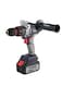 13mm Cordless Impact Drill with Brushless Motor, 20V, 70N.m Max Torque, 0-500/0-2000r/min, Includes 2*4.0Ah Batteries &amp; Quick Charger, CID-121-13-2BL