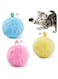Highdas Interactive Chirping Cat Toy Balls with SilverVine Catnip &ndash; Upgraded 3-Pack Fluffy Kicker Toys with 3 Realistic Animal Sounds for Kitty Playtime and Exercise