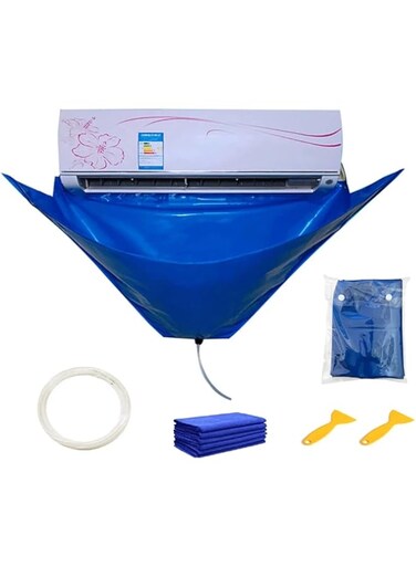 Arabest Air Conditioner Cleaning Cover With Water Pipe Air Conditioner Cleaning Waterproof Dust Protection Cleaning Cover Bag Below 1.5P