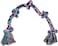 Large dog rope toy with Durable, 100% cotton dog toy for all breeds, Safe resistant interactive toy, 90 cm Aggressive chewer, Cleaning teeth and Protects oral health, Toy for Tug of War (Multi-color)