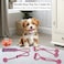 Combo pack of 5 rope toys, Durable and 100% cotton, Ideal for small to medium dogs, 32 cm Interactive chew toy for Dental health, Play, Aggression, and Tug of War, Loop handle with rope ball (Pink)