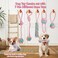 Combo pack of 7 rope toy, Durable and 100% cotton, Ideal for small to medium dogs, 32 cm Interactive chew toy for Dental health, Play, Aggressive, and Tug of War, Loop handle with rope ball (Pink)