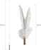 Interactive cat teaser wand toy for Cats &amp; Kittens, Cat teaser wand with Wooden handle, Durable metal rod, and Jingling bell, Ideal for feline friends&rsquo; playtime and bonding, 160 cm (White)