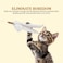 Interactive cat teaser wand toy for Cats &amp; Kittens, Cat teaser wand with Wooden handle, Durable metal rod, and Jingling bell, Ideal for feline friends&rsquo; playtime and bonding, 160 cm (White)