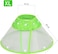 Dog Elizabethan collar with Adjustable design, Soft edge design, and Durable material, Anti-scratch and bite resistant, Ideal for Grooming &amp; Post-surgery wound care 20 cm (Green)