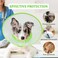 Dog Elizabethan collar with Adjustable design, Soft edge design, and Durable material, Anti-scratch and bite resistant, Ideal for Grooming &amp; Post-surgery wound care 20 cm (Green)