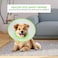 Dog Elizabethan collar with Adjustable design, Soft edge design, and Durable material, Anti-scratch and bite resistant, Ideal for Grooming &amp; Post-surgery wound care 20 cm (Green)