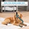 Dog chew toy for Puppies &amp; Adult dogs, Interactive teeth cleaning chew rope toy with Knots design and Handle, Suitable for Dental care and Tug play, Dog rope toy 45 cm (Blue/Yellow)