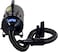 Pet hair dryer for cats &amp; dogs, Low-Noise pet dryer with 3-Styling Nozzles, Temperature adjustment, ABS Material, and Portable Handle, Quick drying &amp; Gentle grooming, 240V (Black)