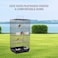 Bird cage with Portable handle, Wooden perches, Feeding cups, and Removable tray, Spacious metal wire indoor bird cage for Canaries, Finches, Lovebirds, and Other small birds, 98 cm (Black)