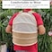 Portable pet backpack carrier with Breathable mesh, Durable zipper, Removable mat, and Adjustable shoulder straps, Comfortable pet travel bag for cats &amp; small dogs, 48 cm (Beige)