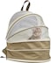 Portable pet backpack carrier with Breathable mesh, Durable zipper, Removable mat, and Adjustable shoulder straps, Comfortable pet travel bag for cats &amp; small dogs, 48 cm (Beige)