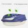 Cat litter box for Medium to Large cats, Durable plastic pet toilet with Leak-proof design, Litter scoop, and Detachable design, Suitable for indoor/outdoor use, Easy to clean, 52 cm (Blue)