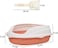 Cat litter box for Medium to Large cats, Durable plastic pet toilet with Leak-proof design, Litter scoop, and Detachable design, Suitable for indoor/outdoor use, Easy to clean, 52 cm (Pink)