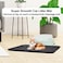 Double layer cat litter mat with Honeycomb design, EVA Material, and Leak-proof design, Non-slip sand cat pad, Suitable for indoor cat litter boxes, Easy to clean, 60 cm (Black)