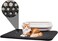 Double layer cat litter mat with Honeycomb design, EVA Material, and Leak-proof design, Non-slip sand cat pad, Suitable for indoor cat litter boxes, Easy to clean, 56 cm (Black)