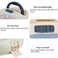 Portable plastic cat carrier, Hard-sided pet travel bag with Durable PP material, Transparent design, Ventilation holes, and Snap closure, Ideal for On-the-go with cats and small pets, 42 cm (Beige)