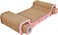 3-in-1 Multifunctional cat scratching sofa bed for Indoor cats &amp; kittens, Reversible corrugated cat scratching board with Catnip and Eco-friendly materials, protects your furniture 50cm (Pink)