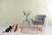 Dual-sided triangle cat scratcher with Catnip, Cat tunnel and Interactive ball, Reversible corrugated cat scratcher for indoor cats &amp; kittens, Cat relaxation spot, 37 cm (Chocolate)