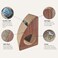 Triangular cat scratching board for Indoor cats, Reversible cat scratcher with Built-in teasing ball, Catnip, and Cat tunnel, Durable corrugated cat scratching cardboard for Play, 39 cm (Chocolate)