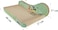 Cat scratcher cardboard sofa bed couch for Indoor cats &amp; kittens, Reversible double-sided cardboard scratcher lounge with Catnip and Corrugated cardboard, Ideal for Claw care, 48 cm (Green)