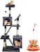 Multi-level cat tree tower with Cat turntable toy, Dangling ball, Sisal scratching board, Durable perch, and Cozy cat condo, Sturdy indoor cat tree for Climbing, Play &amp; Rest, 160 cm (dark grey)