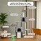 Multi-level cat tree tower for indoor cats, Sturdy climbing structure with Plush perch, Dangling ball, Cozy hammock, Double cat condos, and Sisal scratching board, Easy to assemble, 145 cm (Grey)