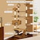 Multi-level cat tree tower with Multiple perches, Sisal scratching post, Spacious cat condo, Double hammocks, and Climbing ladder, a Large cat climbing tower for Indoor cats, 210 cm (Chocolate)
