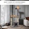 Cat tree tower with Curved perch, Sisal scratching post, and Cozy cat condo, Durable multi-level cat climbing tower for Indoor cats &amp; kittens, Easy to assemble, 102 cm (Grey)