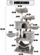 Multi-level cat tree with Double perches, Dangling ball, Sisal scratching post, Spacious cat condo, and Comfortable hammock, Cat tree tower for Indoor cats, Easy to assemble, 160 cm (Grey)