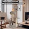 Small cat tree for indoor cats &amp; kittens, Modern cat climbing tower with Soft padded perch, Sisal scratching post, and Sturdy base, Interactive play and Claw health, Easy to assemble 66 cm (Grey)