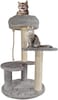 Small cat tree for indoor cats &amp; kittens, Modern cat climbing tower with Soft padded perch, Sisal scratching post, and Sturdy base, Interactive play and Claw health, Easy to assemble 66 cm (Grey)