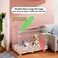 Foldable metal dog cage for Indoor Cats &amp; Dogs, Heavy-duty pet playpen with Open-top design, Lockable door, Removable tray, and Universal wheels, Easy to assemble, 98 cm (Pink)
