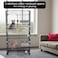 3-Tier cat cage for Multi-Cat households, Spacious multi-level cat enclosure with 3 Lockable doors, Climbing ladder, and Leak-proof base, Cat cage for indoor/outdoor, Easy assembly, 132 cm (Grey)