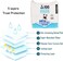 100Pcs dog training pads with Leak-proof design, 5 Highly absorbent layers, Tear-resistant, and Odor control, Disposable pet training pads for Small breeds, Keep the floor clean, 45 cm (Blue)